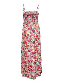 ONLY Maxi smock dress with thin straps -Tapioca - 15290653