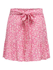 ONLY Short Skirt With Belt -Pink Power - 15290661
