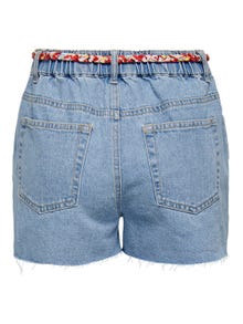 ONLY Locker geschnitten Hohe Taille Shorts -Light Blue Denim - 15290668