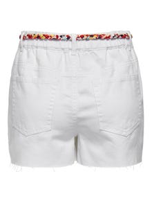 ONLY Locker geschnitten Shorts -White - 15290669