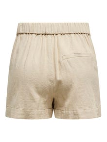 ONLY Cargo Schnitt Hohe Taille Säume zum Umschlagen Cargoshorts -Oatmeal - 15290684