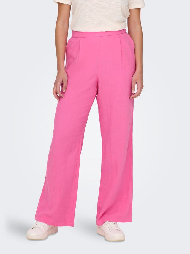 ONLY Wide Leg Fit Mid waist Track Pants - 15290685