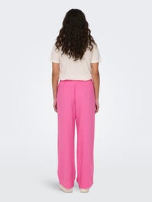 ONLY Wide Leg Fit Mid waist Track Pants -Pink Power - 15290685