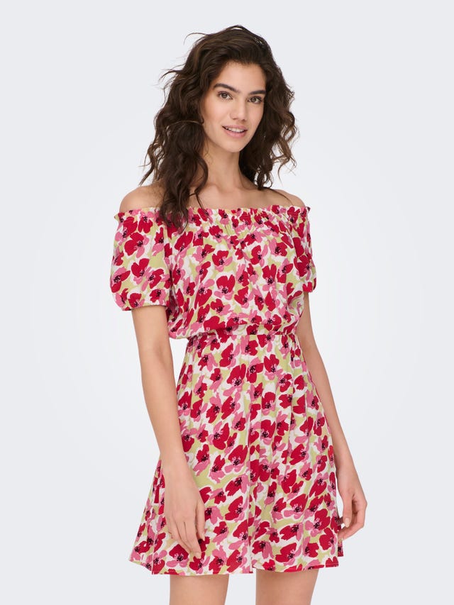ONLY Regular fit Overhemd kraag Lange jurk - 15290698