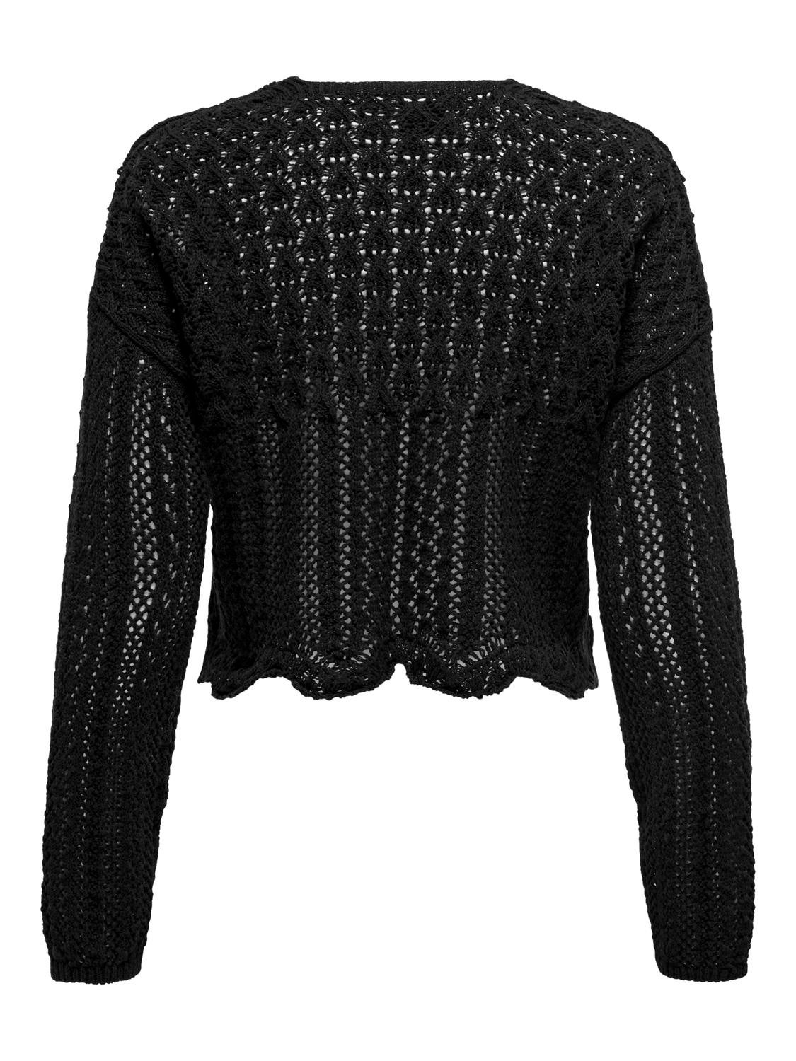 Ladies black v neck on sale cardigan