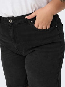 ONLY Straight Fit Curve Jeans -Washed Black - 15290769