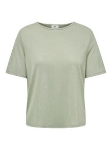 ONLY Normal geschnitten Rundhals T-Shirt -Seagrass - 15290780