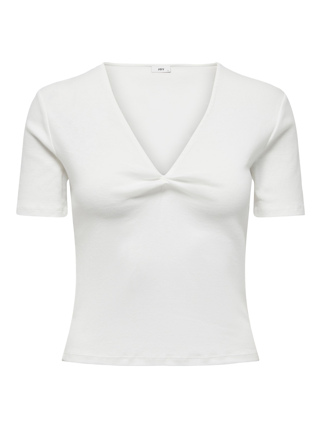 ONLY Camisetas Corte regular Cuello en V -Cloud Dancer - 15290782