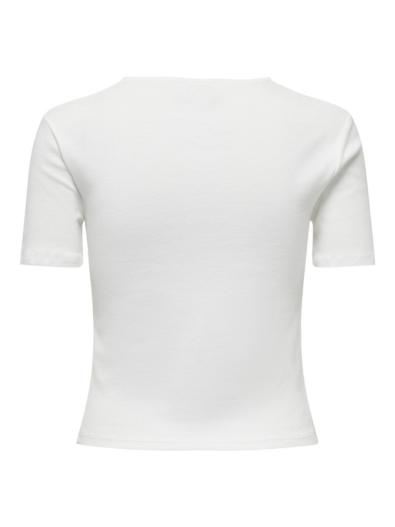 ONLY Regular Fit V-hals T-skjorte -Cloud Dancer - 15290782