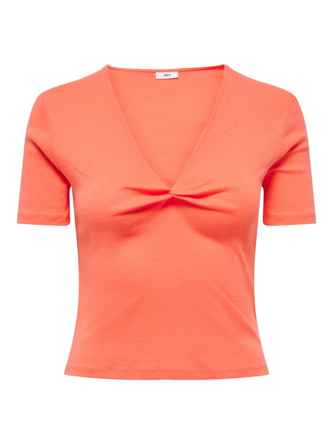 ONLY Regular fit V-Hals T-shirts -Living Coral - 15290782