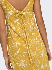ONLY Regular fit U-Hals Lange jurk -Golden Glow - 15290796