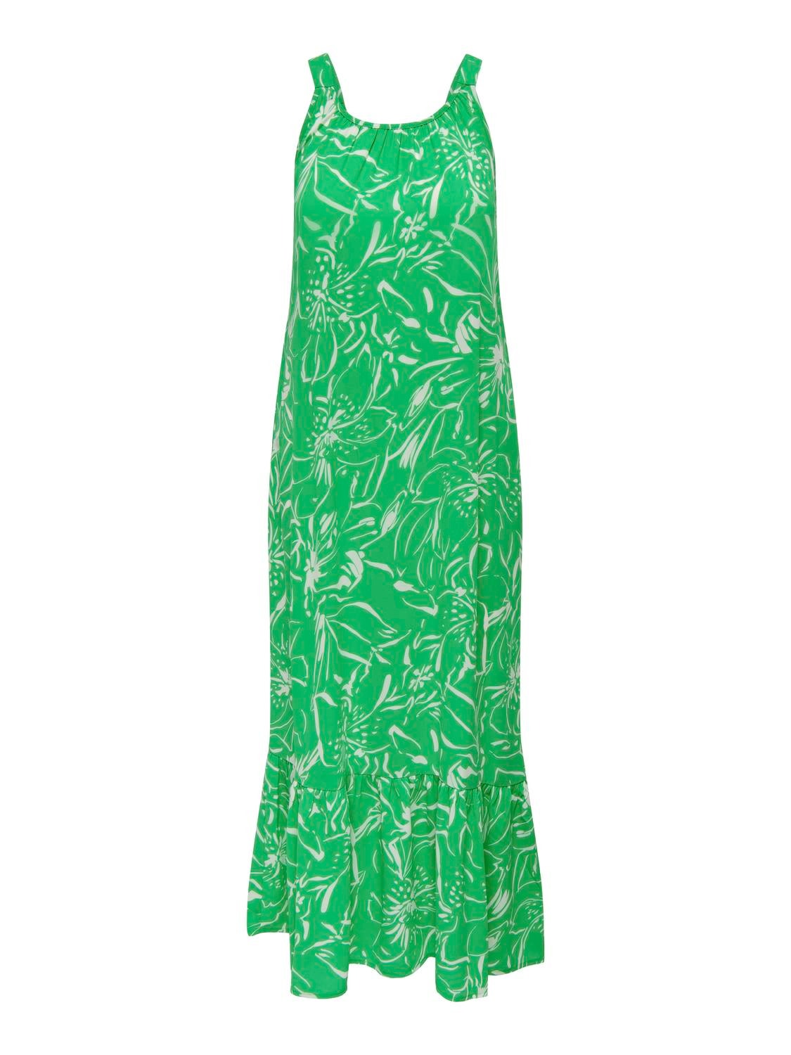 ONLY Normal geschnitten U-Ausschnitt Langes Kleid -Island Green - 15290796