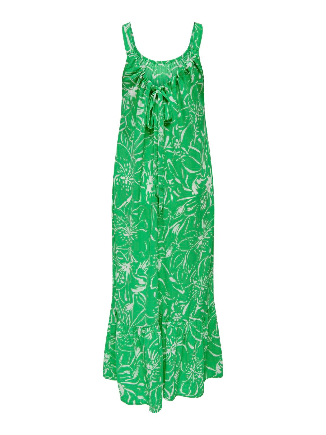 ONLY Normal geschnitten U-Ausschnitt Langes Kleid -Island Green - 15290796