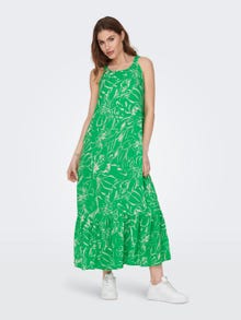 ONLY Regular Fit U-hals Lang kjole -Island Green - 15290796