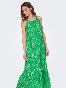 ONLY Regular Fit U-Neck Long dress -Island Green - 15290796