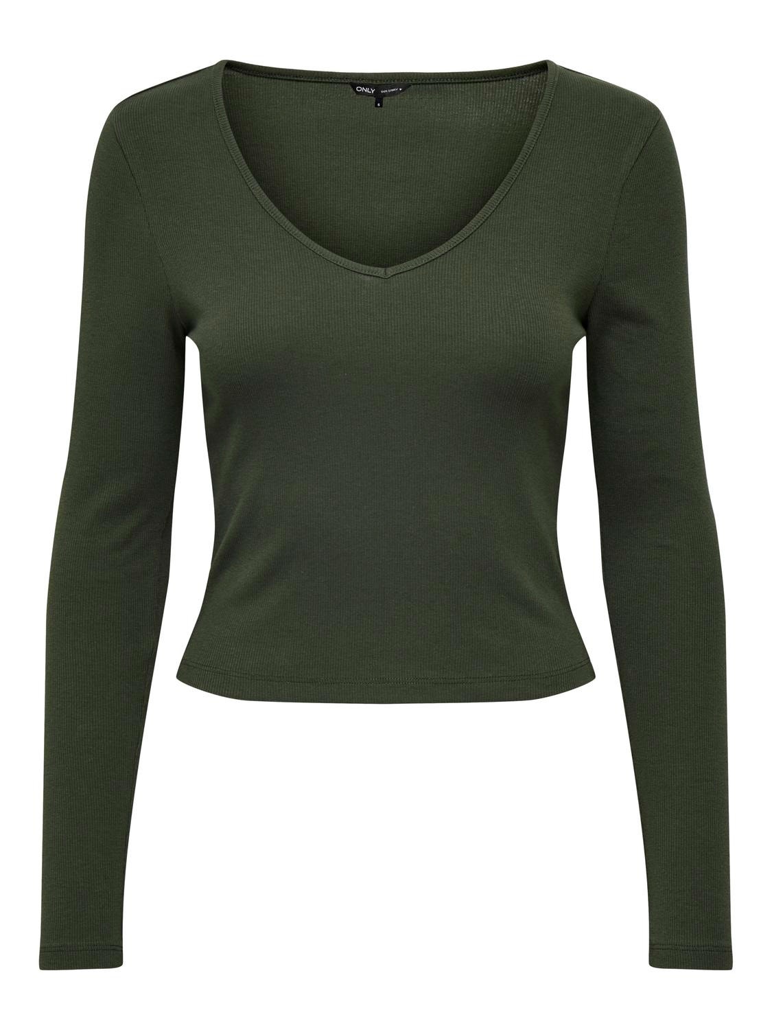 ONLY Tight Fit Round Neck T-Shirt -Rosin - 15290845