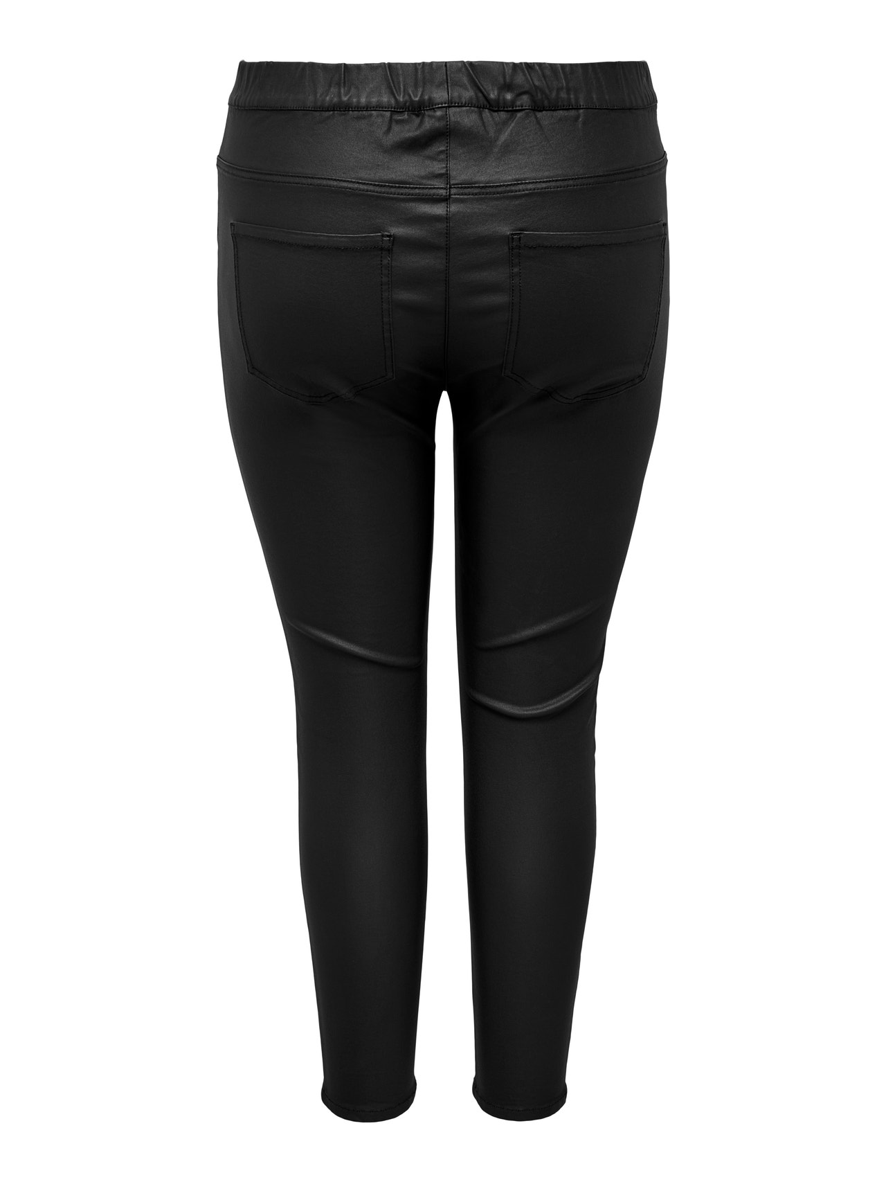 ONLY Curvy coated jeggings -Black - 15290962