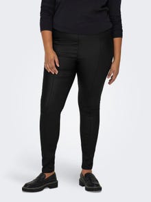 ONLY Curvy coatede leggings -Black - 15290962