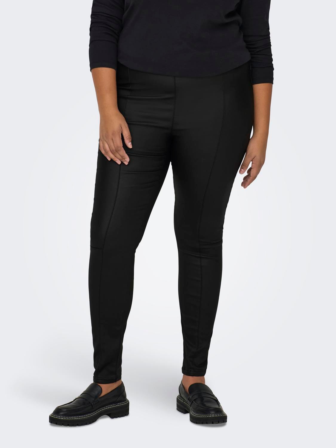 Jegging noir outlet taille haute