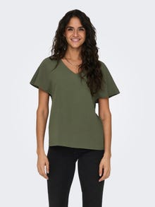 ONLY Regular Fit Round Neck Top -Kalamata - 15290993