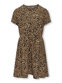 ONLY Regular fit O-hals Korte jurk -Ginger Root - 15291029