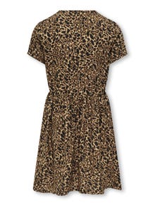 ONLY Mini Dress With Buttons -Ginger Root - 15291029
