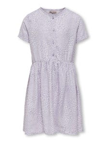 ONLY Regular Fit O-hals Kort kjole -Purple Rose - 15291029