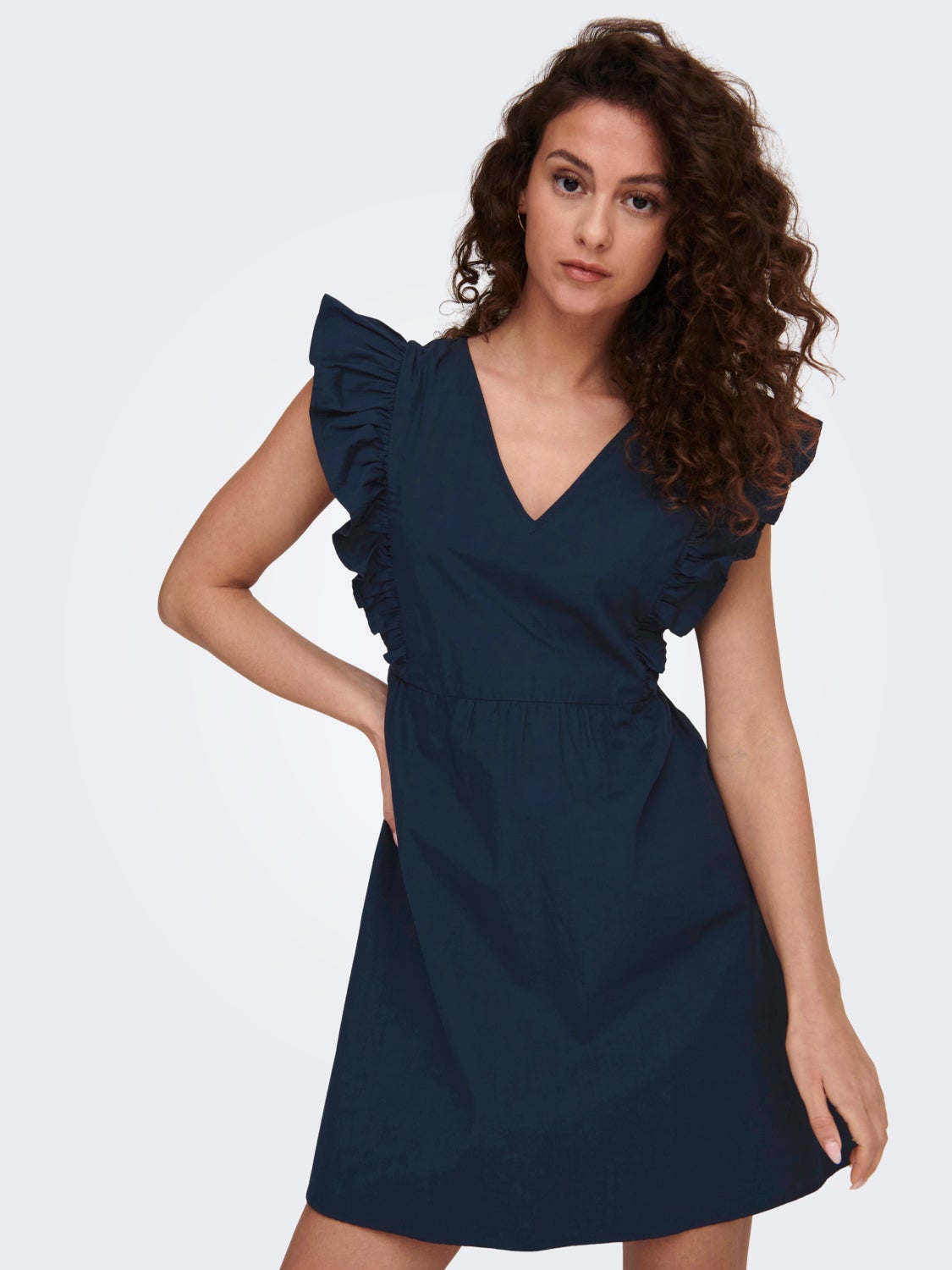 V-Ausschnitt Kleid Rabatt auf Kurzes geschnitten | 20% ONLY® Normal
