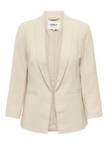 ONLY Loose fit Shawl revers Blazer -Pumice Stone - 15291195