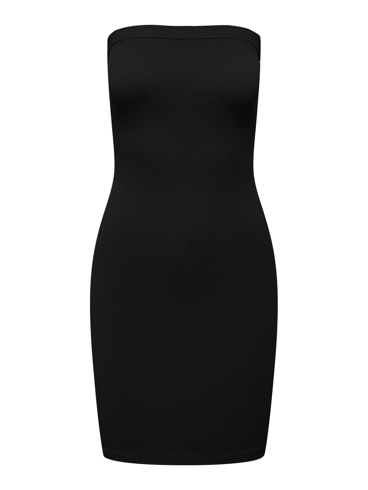 ONLY Stretch fit Strapless Korte jurk -Black - 15291201