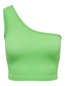 ONLY cropped one shoulder top -Summer Green - 15291202