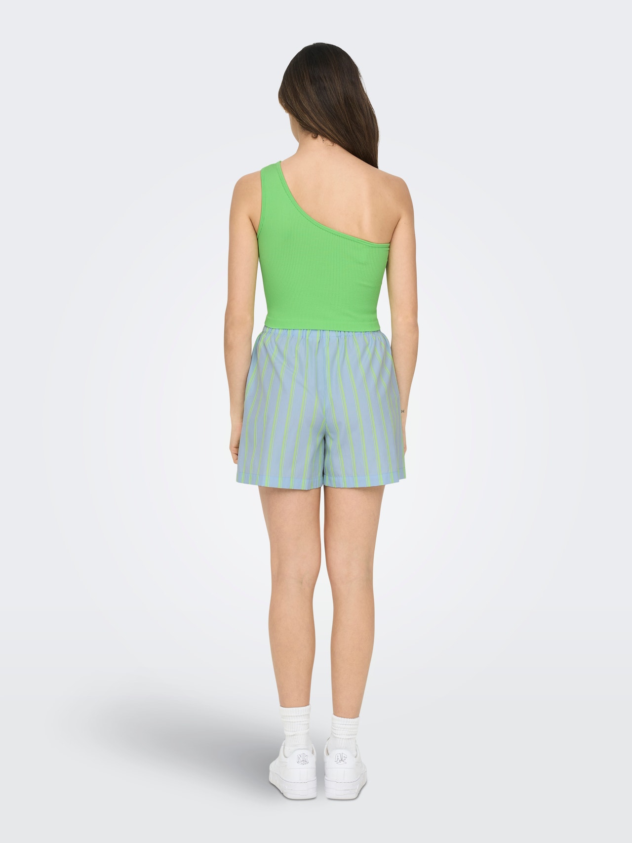 ONLY cropped one shoulder top -Summer Green - 15291202
