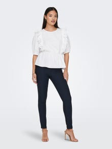 ONLY Skinny trousers with mid waist -Sky Captain - 15291267