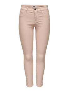 ONLY Skinny bukser med mellemhøj talje -Peach Whip - 15291267