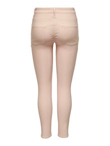 ONLY Skinny bukser med mellemhøj talje -Peach Whip - 15291267