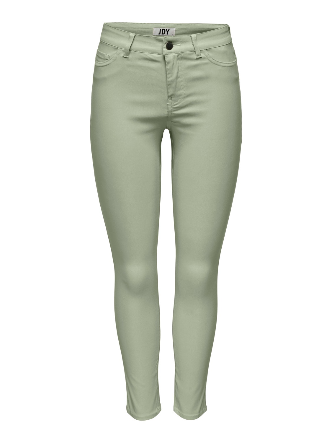 ONLY Skinny trousers with mid waist -Seagrass - 15291267