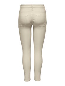 ONLY Skinny trousers with mid waist -Sandshell - 15291267