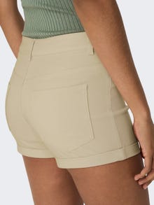 ONLY mid waist shorts -Sandshell - 15291275
