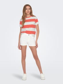 ONLY Slim fit Shorts -Cloud Dancer - 15291275