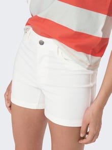 ONLY Shorts Slim Fit -Cloud Dancer - 15291275