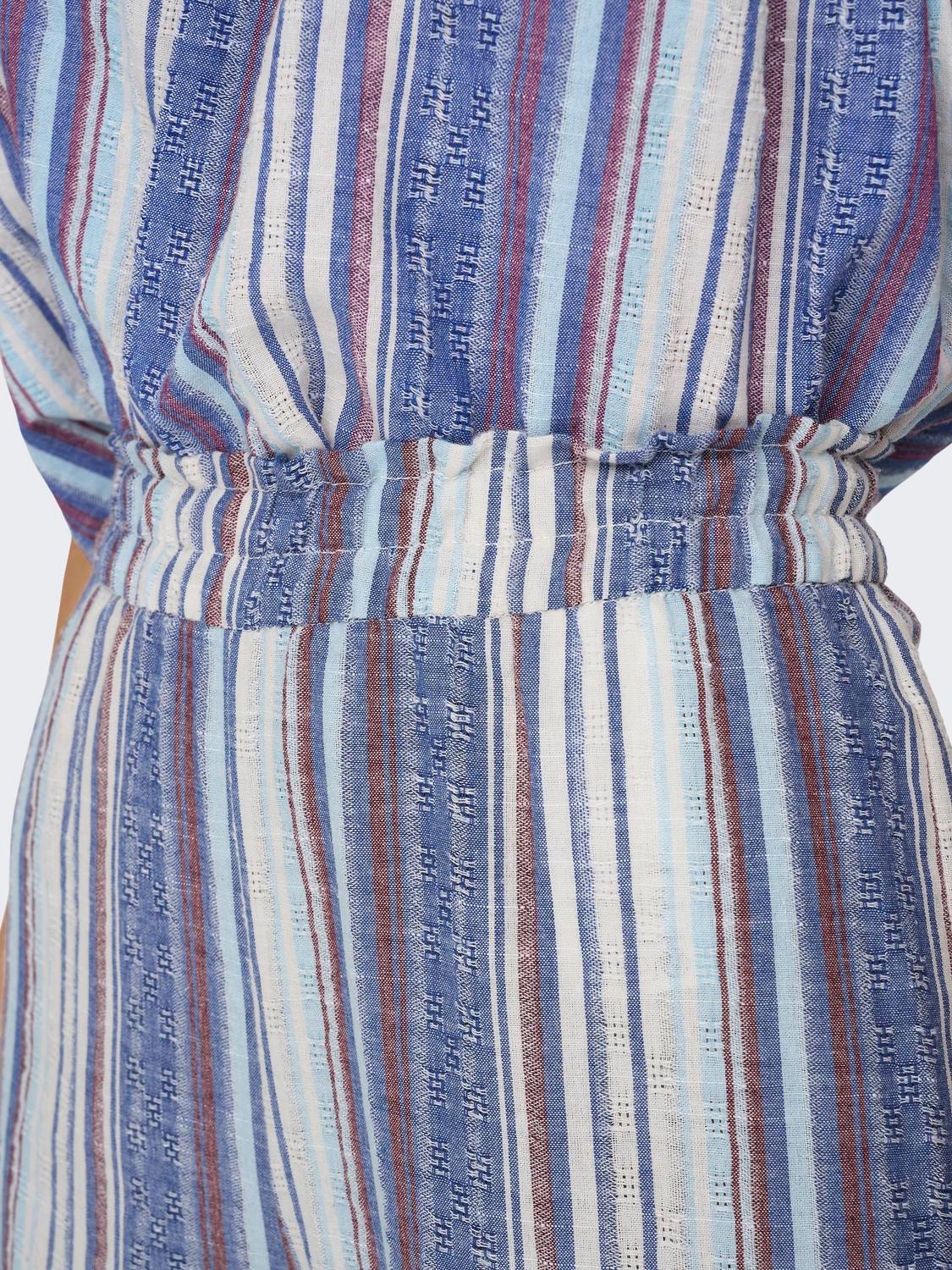 ONLY Pantalones Corte cropped Cintura media -Dazzling Blue - 15291314