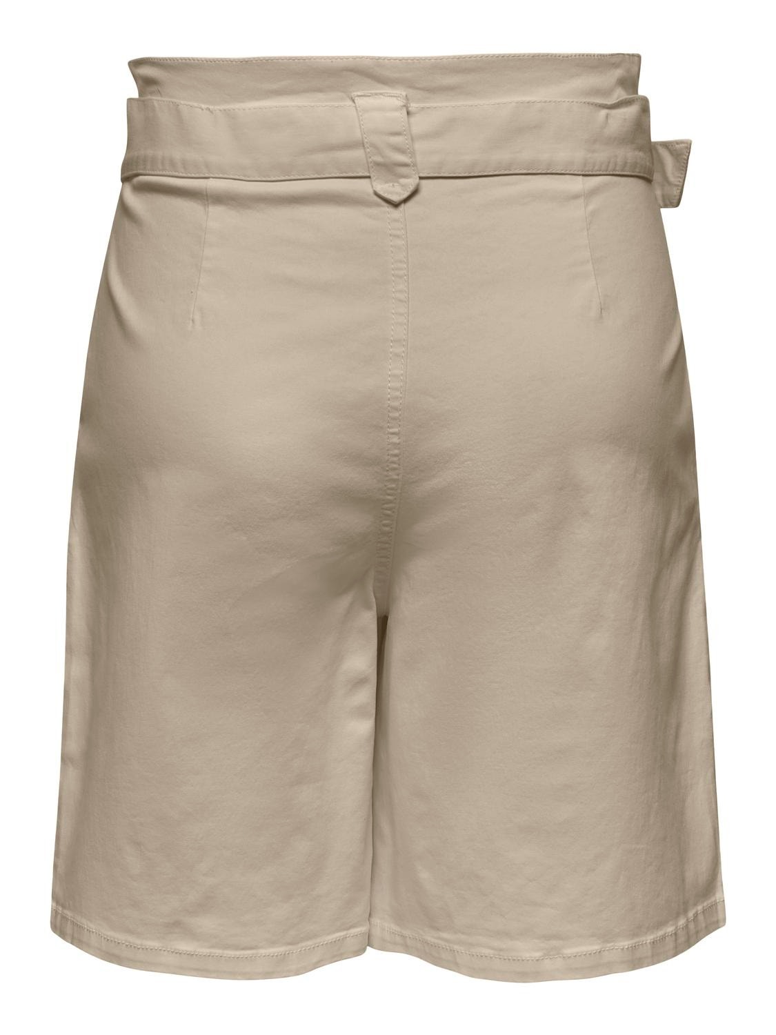 ONLY Shorts Regular Fit Vita alta -Crockery - 15291382
