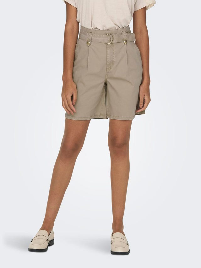 ONLY Shorts Corte regular Cintura alta - 15291382