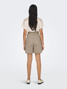 ONLY Regular Fit High waist Shorts -Crockery - 15291382
