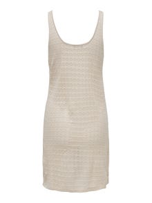 ONLY Mini Sleeveless knitted dress -Sandshell - 15291384