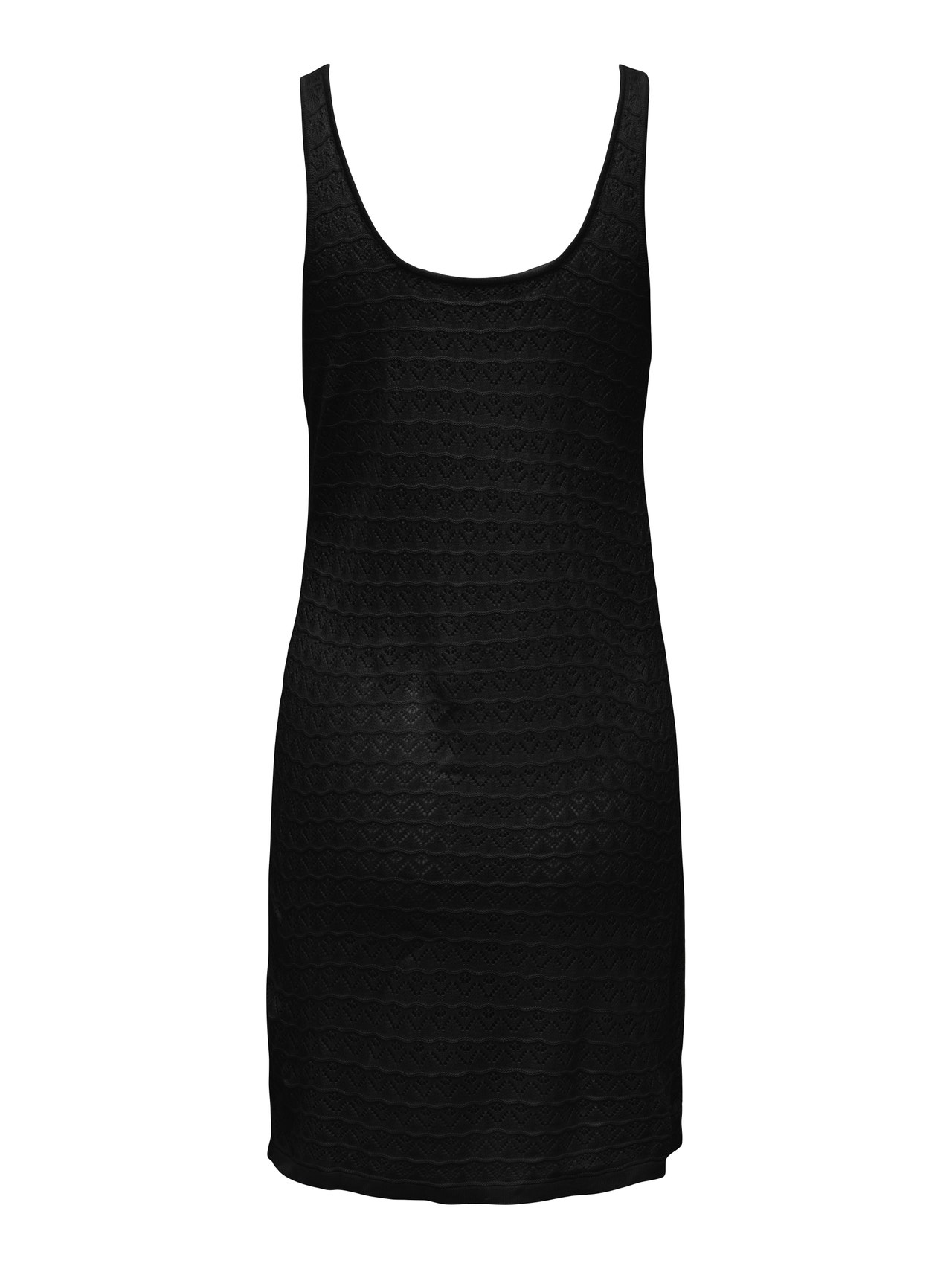 ONLY Mini Ærmeløs strikket kjole -Black - 15291384