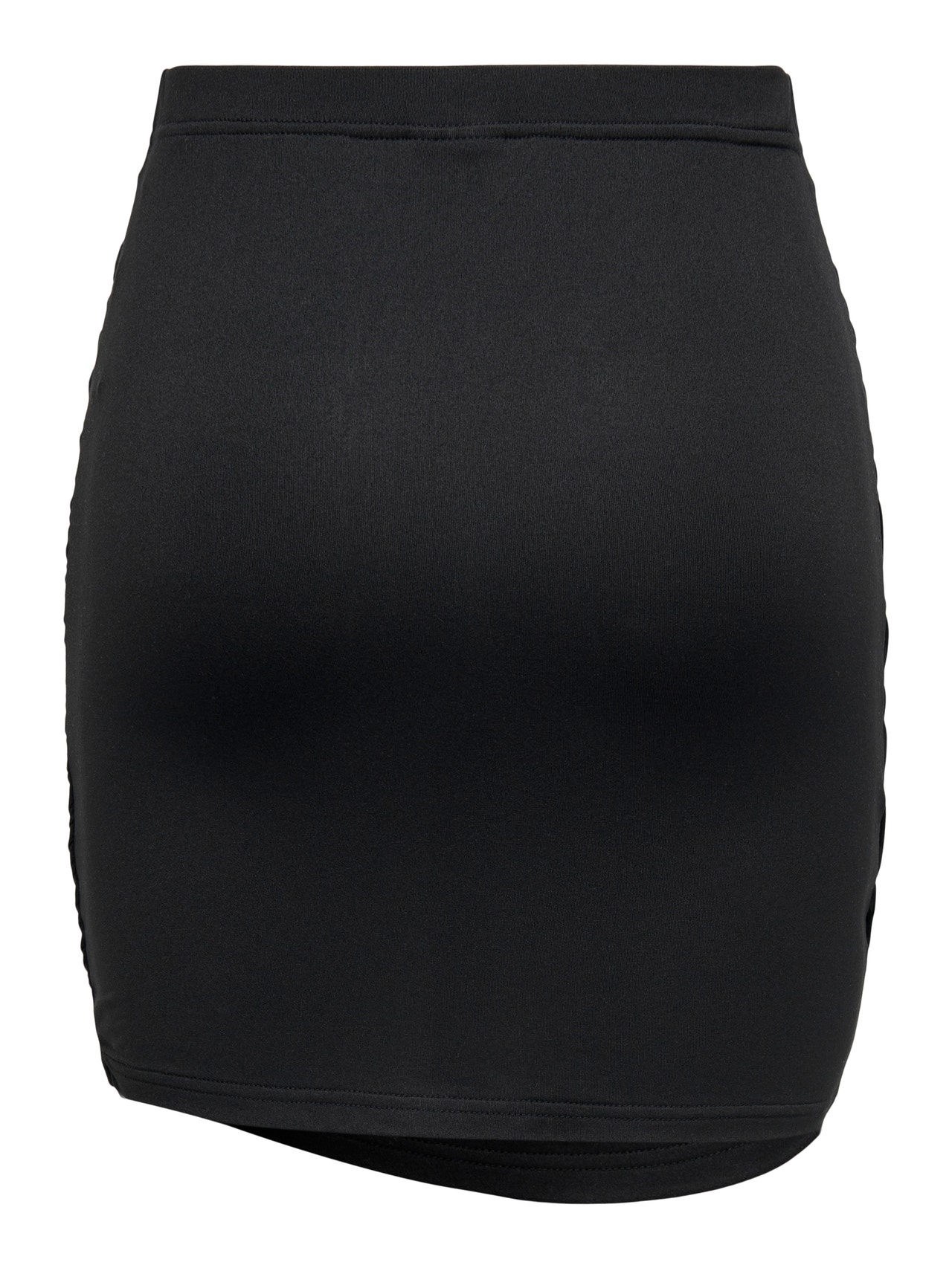 ONLY Hög midja Kort kjol -Black - 15291401