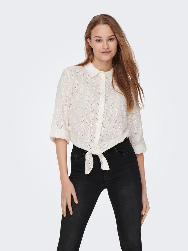 ONLY Shirt With Knot Detail - 15291402