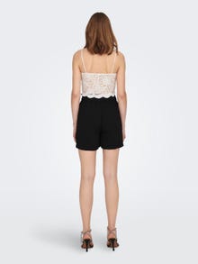 ONLY Cropped Lace Top -Cloud Dancer - 15291450