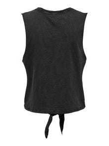 ONLY Knot Detailed Top -Black - 15291468
